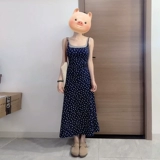 Комплект, осеннее платье, приталенная длинная юбка, цветочный принт, французский стиль