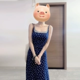 Комплект, осеннее платье, приталенная длинная юбка, цветочный принт, французский стиль