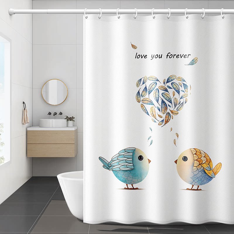 Bathroom Bath Curtain Makeup Room Free From Punch Bath Waterproof Cloth Winter Partition Tent Bath Hood Telescopic Rod Hook Suit
