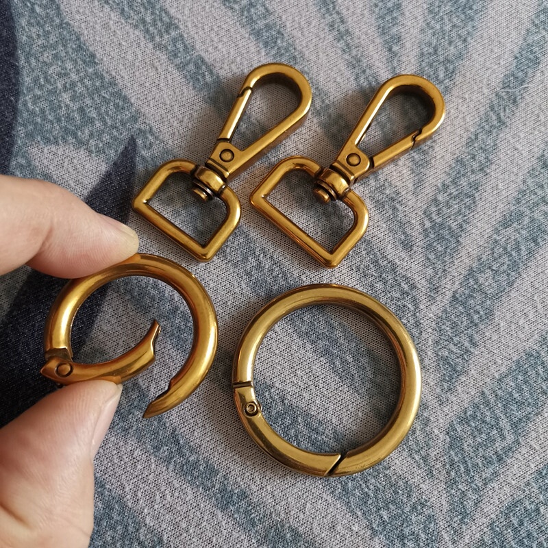 Keychain Hook Buckle Vintage Soft Case Bag Retro Bag Hardware Repair Parts Double g Snap Hook Spring Clasp Chain Keychain Hook Buckle Vintage Soft Case Bag Retro Bag Hardware Repair Parts Double g Snap Hook Spring Clasp Chain