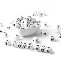 10pcs 12mm Letter Silicone Beads English Alphabe DIY Beads