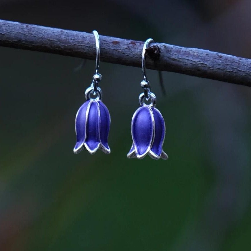 Vintage Elegant Hyacinth Minimalist Alloy Earrings | Women's Fashion Jewelry