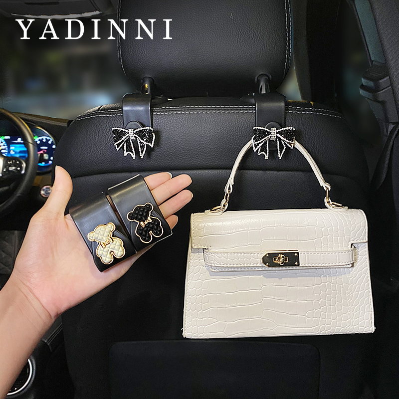 Car hanger seat back on-board interior good things car rear seat small hook in car with decorative supplies in the car