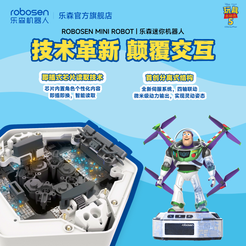 ロボセン ミニロボット トイ・ストーリー5 映画関連グッズ 子供向けギフト スマートAI トレンディなおもちゃ