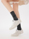 上森派系灰色小腿袜夏季袜子女薄款堆堆袜长筒袜女夏天高筒袜长袜