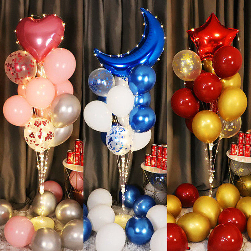 Luminous Floating Tables with Bright Light Slices Balloon Birthday Decoration Scenes Placement Shop Opening Week Anniversary Road Citation-Taobao