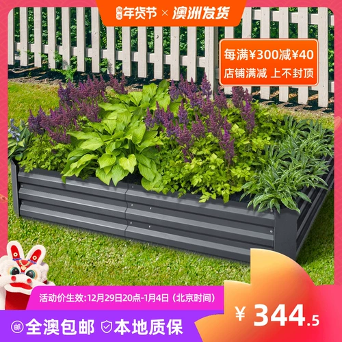 Зеленые пенущины 150 x 90 см Плинь -Стейль Садовый кровать Австралия Местная доставка Бесплатная доставка