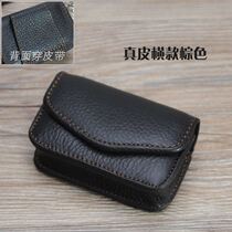 Old Flower Glasses Clip Pants Belt folding glasses case portable mirror case Hanging Strap Universal Glasses Case