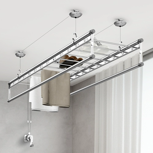 金贵夫人 Сушная стойка балкона ручная подъемная комната загар стойка дома складной флагманский магазин складной стержень