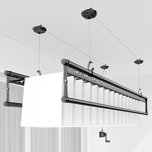 金贵夫人 Сушная стойка балкона ручная подъемная комната загар стойка дома складной флагманский магазин складной стержень