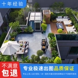 Дизайн внутреннего двора визуализации небольшого садового договоренностей