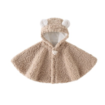 Super cute baby autumn and winter clothes cloak for going out windproof late autumn and early winter baby shawl windproof and warm cute coat