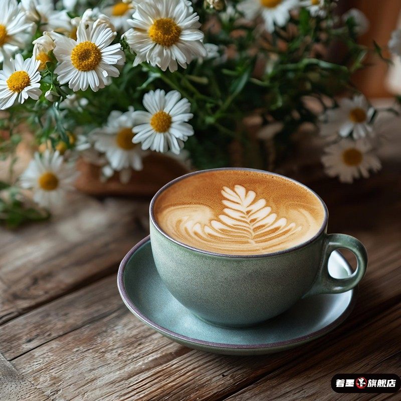 Ceramic Exquisite Coffee Cup, High-End Retro Saucer Set, Creative Latte Art Cup, 320ml Coffee Cup