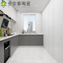 Texture matte glaze kitchen toilet 300x600 wall tiles matching 300x300 non-slip wear-resistant floor tiles simple