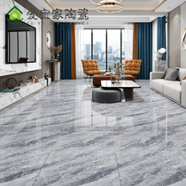 Nordic modern living room dining room non-slip wear-resistant floor tiles 600x1200 full-body marble tiles whole house floor tiles