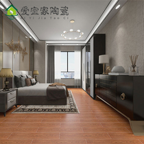 Bedroom room indoor wood grain ceramic tile living room dining room balcony imitation solid wood grain floor tile 150x900 antique brick