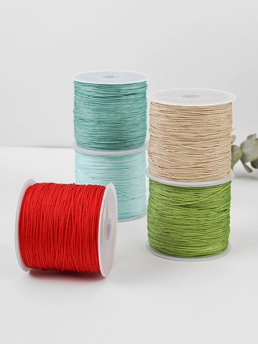 Браслет ручной работы, плетеное ожерелье из грецкого ореха из воскового агата, 71 размер, 0.4mm, связать своими руками