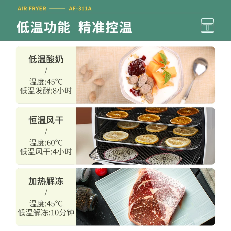 Духовка Air Fried Bi Yiyi 2021 новый фритюрник All-in-One мультфункциональный большой объём без масла полностью автоматический умный