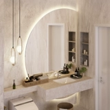 Инопланетная интеллектуальная стена ванной -застенчивая светодиодная лампа с легкой ручной дугой без привозра.