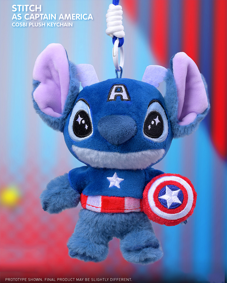 スティッチ COSBI PLUSH KEYCHAIN COLLECTION TOPTOY COSBI Marvel Stitch Series Plush Pendant Confirmed