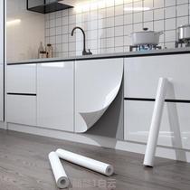 Cabinet sticker furniture Refurbished Wardrobe Cling Film Tabletop change color cabinet door Self-adhesive thickened Baking Varnish Kitchen Anti-Oil waterproof