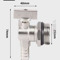 Full floor heating flow water discharge 4 large points 6@ one inch valve artifact drain valve radiator water distributor drainage and exhaust