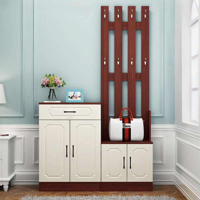 Costume landing solid wooden bedroom hanging rack Norway in Living Room Wanut Wood Clothes New Chinese Simple Modern