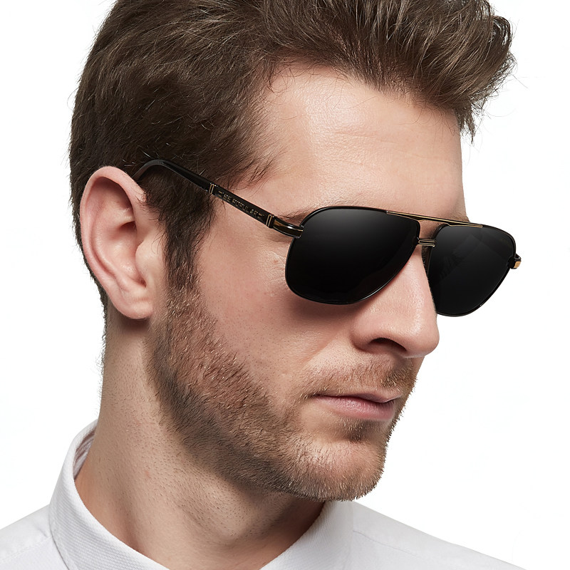Sunglasses 2021 new trendy men driving men's day and night dual-use sunglasses male driver's mirror polarized color-changing sunglasses men