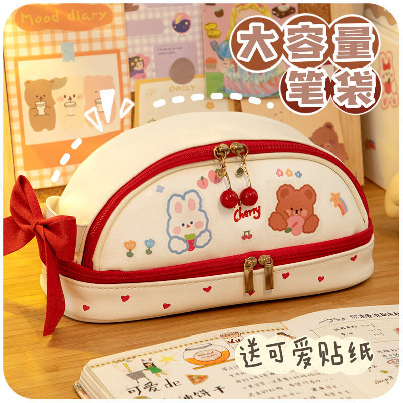 Pen bag in Japanese high-value small capacity for girls in high school pencil box girls girls can