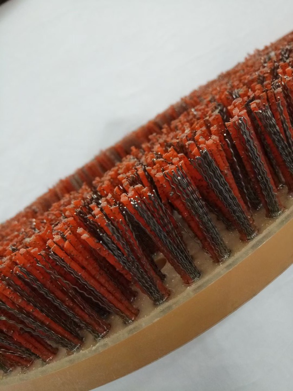 Floor Scrubber Steel Wire Grinding Brush Disc Mixed Abrasive Wire Land Reclamation Marble Cleaning Baiyun 175 Antique Magic Brush