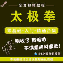 Taijiquan Self-Learning Video Tutorial Introductory to the Junior Advanced Full Zero Basic Teaching Tutorial Video