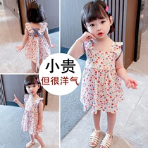 Hong Kong Tong-clothing Baby Girl Summer Clothing Dress Childrens Net Red Ocean Gas Skirt Girl Harnesses Princess Dresses