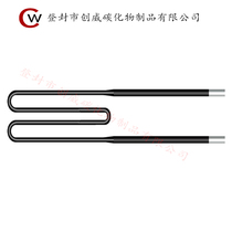 Chuangwei manufacturer customizes W-shaped new process silicon-molybdenum rod high-temperature heating muffle furnace kiln accessories