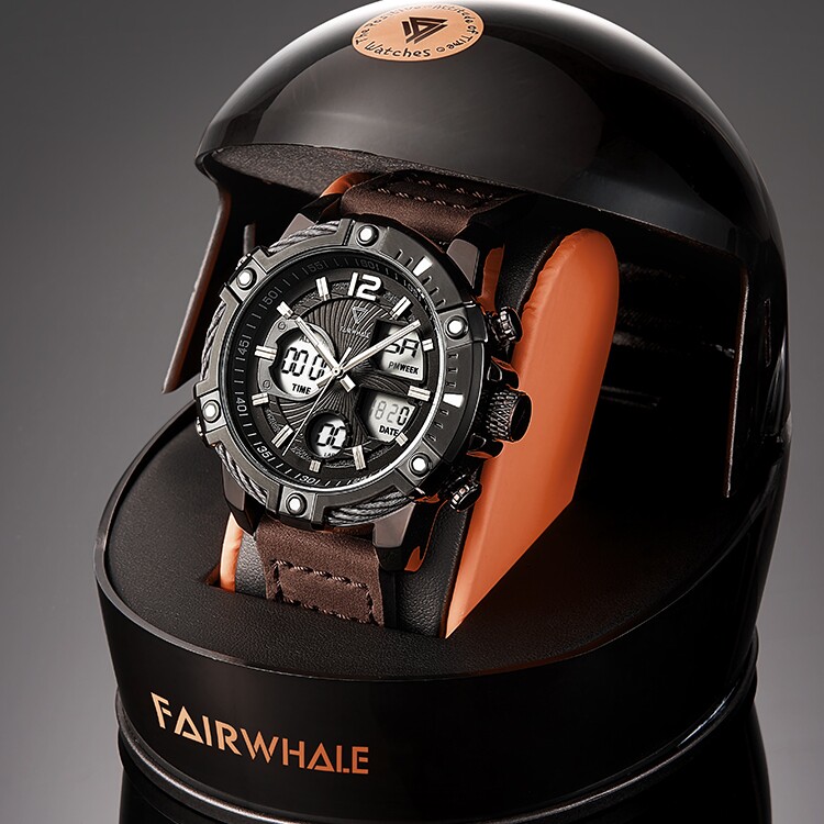 Mark Warfi 2020 new watch men's electronic watch trend waterproof high school students sports machinery