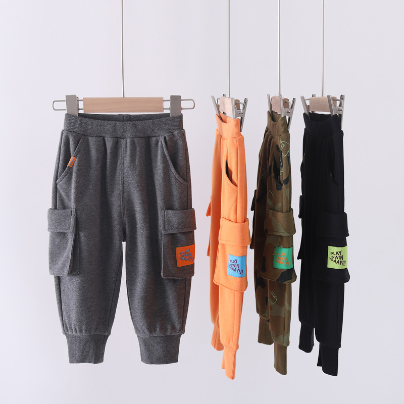 Boy's pants for children's spring and autumn pants in 2022 new sports pants for children's baby casual thin pants