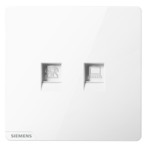 Siemens Haocai network cable plus telephone line two-in-one network panel computer network port type 86 dual-port network socket