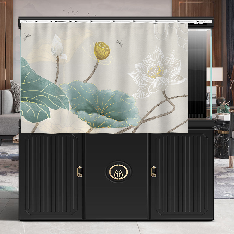 No Punching Fish Tank Curtain Curtain Light Blocking Curtain Bottom Cabinet Rack Curtain Sunshade Cloth Hanging Curtain Covering Cloth Curtain Curtain No Punching Fish Tank Curtain Curtain Light Blocking Curtain Bottom Cabinet Rack Curtain Sunshade Cloth Hanging Curtain Covering Cloth Curtain Curtain