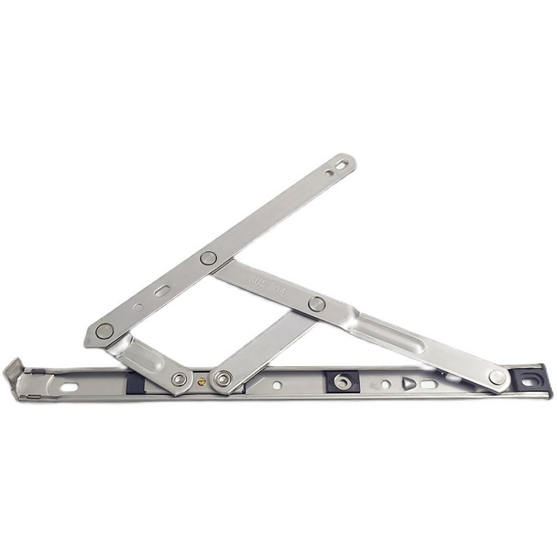 [USD 6.82] Window fourlink hinge 304 stainless steel lever upper
