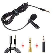 1 5M Lavalier Microphone 3 5MM 6 5MM Jack Lapel Mic Condense