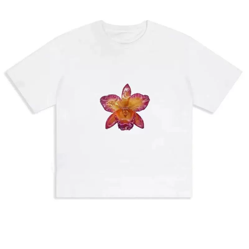 [Y2k футболка с коротким рукавом Harajuku графический Crop Top эстетика гот T-]