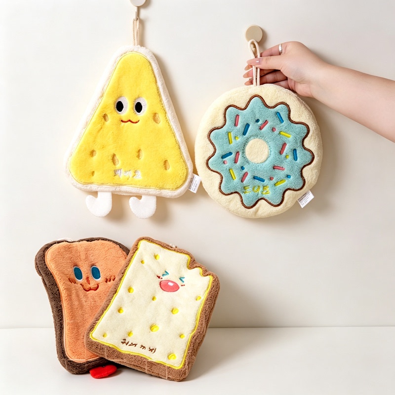 Japanese Imported Hand Towel, Hanging Towel, Anti-Odor Kitchen and Bathroom Cartoon Children's Absorbent Thickened Towel Japanese Imported Hand Towel, Hanging Towel, Anti-Odor Kitchen and Bathroom Cartoon Children's Absorbent Thickened Towel
