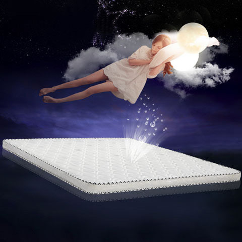 Natural coconut palm mattress 1 2 economical 1 5m double spring mattress 1 8m latex Simmons soft and hard dual-use