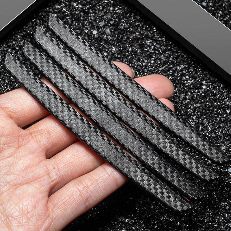 Car door anti-collision strips car anti-scratch stickers carbon fiber texture texture anti-scratch anti-collision strips anti-collision stickers