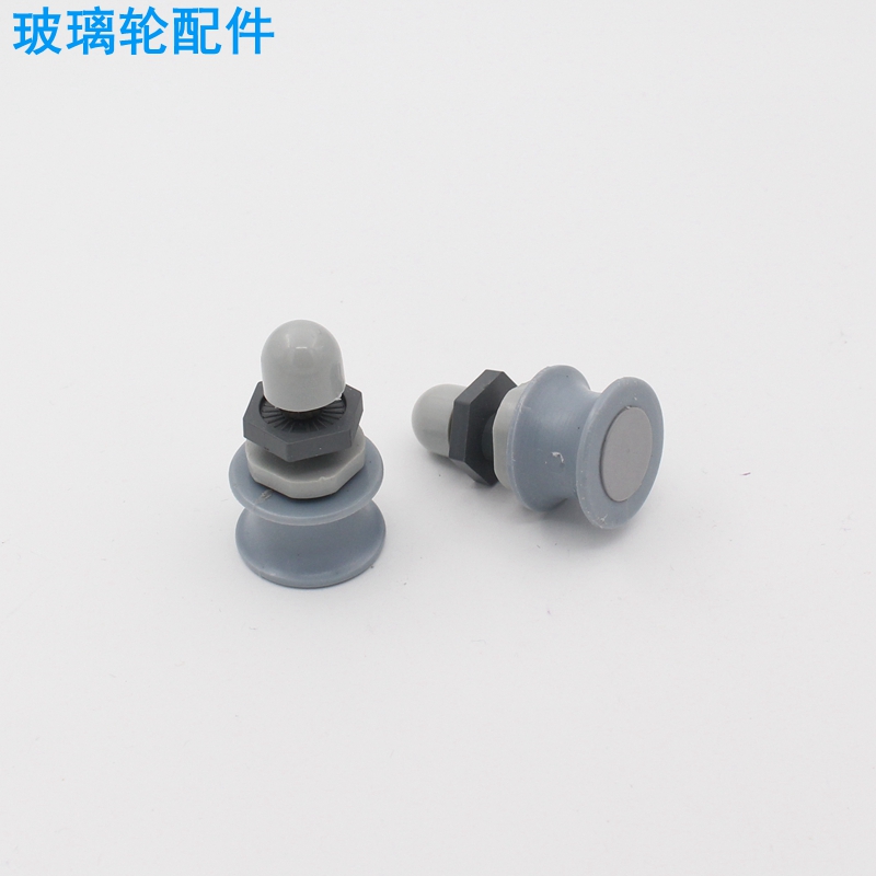 Glass pulley shower room upper and lower wheels swing old spring wheel curved glass door arc bathroom glass clamp wheel