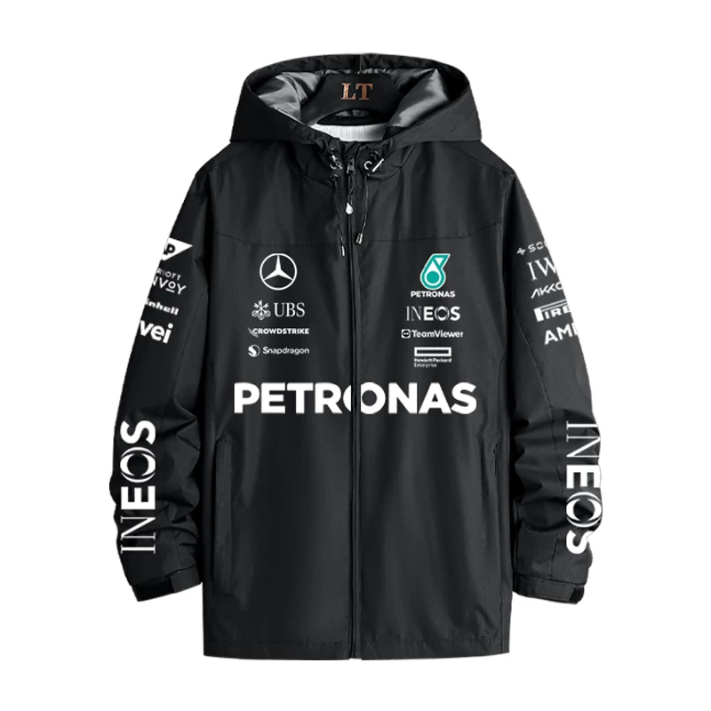 Пассажирский костюм команды Mercedes-Benz AMG 2024 новый F1 Льюис Хэмилтон одинаковая гоночная куртка