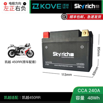 Excelle original 321rr/ excelle 450rr.rally shengshi 310v/310r motorcycle special lithium battery