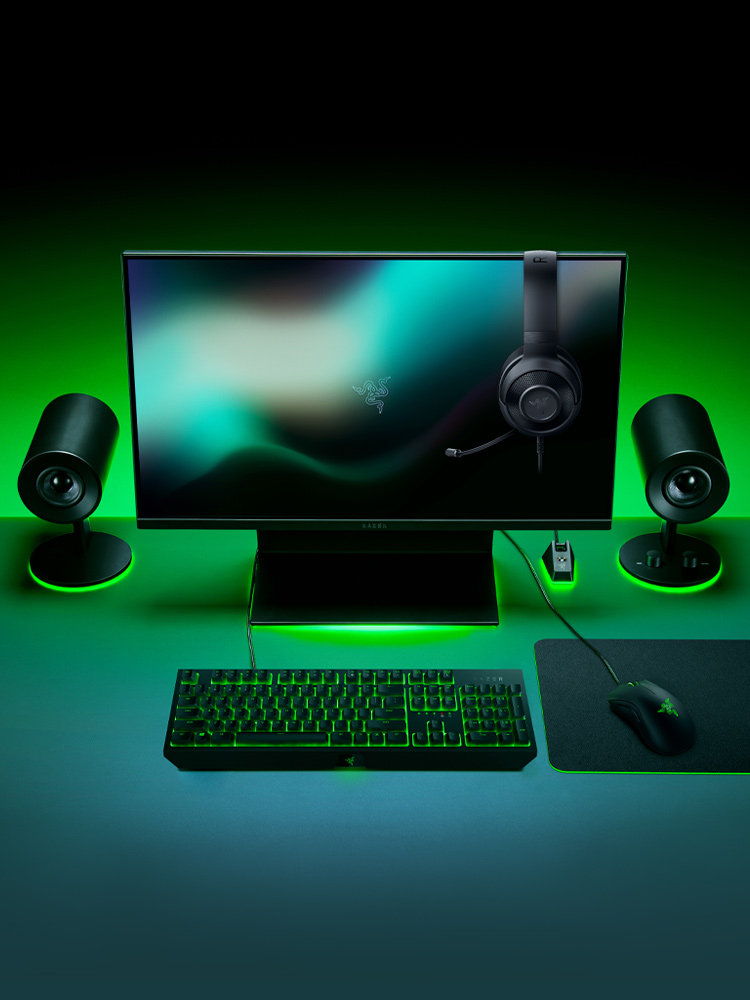 Razer Black Widow Spider Standard Edition X Competitive Edition Computer Gaming Esports Mechanical Keyboard and Mouse Set