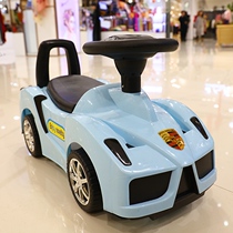 2021 new multifunctional childrens twist car 1-3 year old baby scooter four wheel with music slippery car toy car