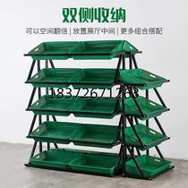 Fruit and vegetable shelf display rack supermarket fruit rack creative multi-layer fruit store commercial fresh fruit and vegetable rack