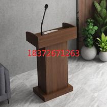 Podium speaking platform simple and modern welcome desk reception desk shopping guide desk consulting desk host desk emcees desk lectern